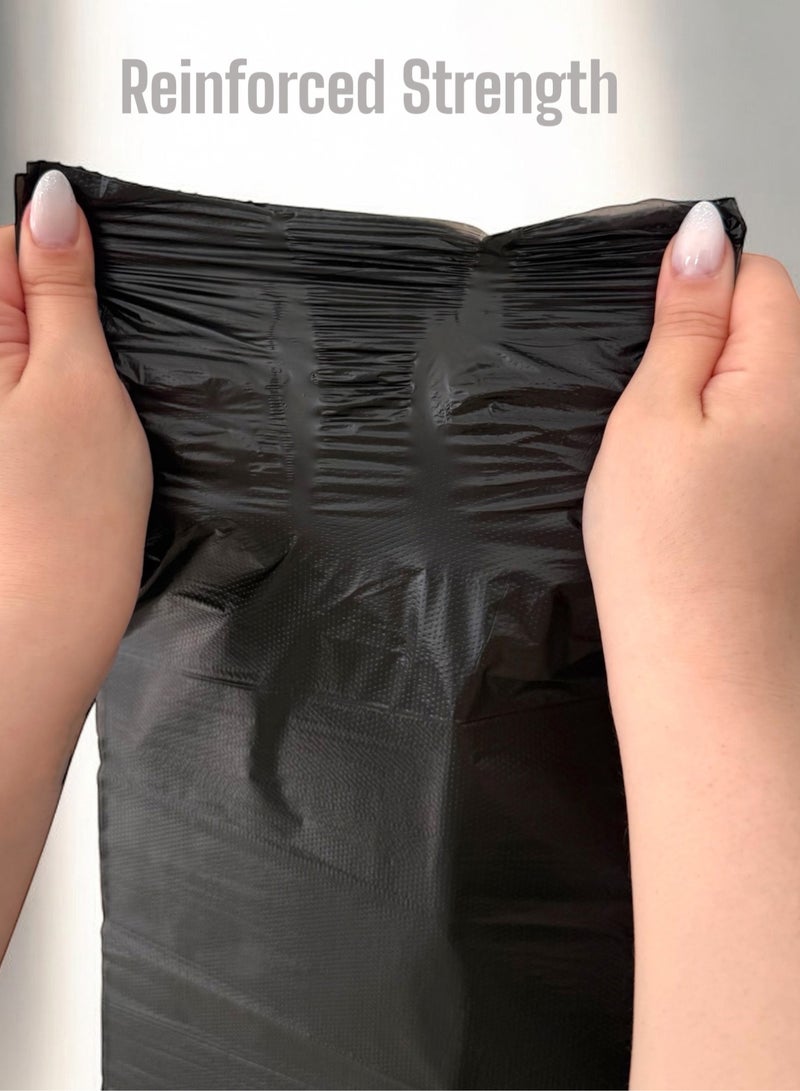 Extra Large Garbage Bags – 95 Gallons, 100x120cm, 10 pcs per roll x 2 rolls (Total 20 pcs) – Black, Tear-Resistant, Eco-Friendly, Jasmine Scented - Image 4