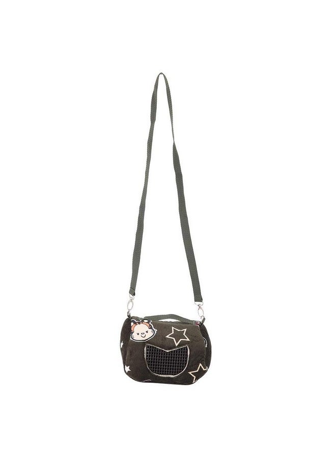 GLOGLOW Hamster Carrier Bag, Breathable Small Animal Outgoing Travel Pouch for Small Pets Squirrel Hedgehog Hamsters Sugar Glider Guinea Pig(L) - Image 1