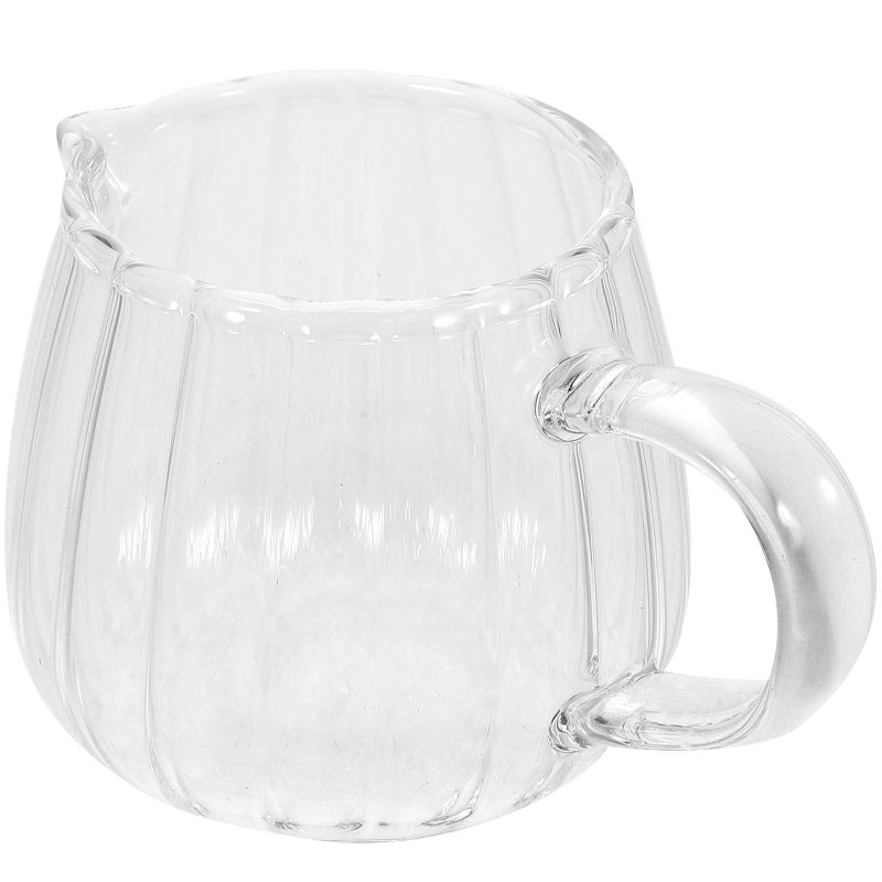 Glass Creamer Pitcher Cup Coffee Creamer Jar with Pour Spout Mini Glass Jug(60ml) - Image 4