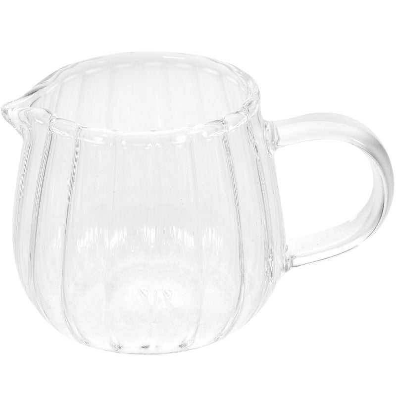 Glass Creamer Pitcher Cup Coffee Creamer Jar with Pour Spout Mini Glass Jug(60ml) - Image 5