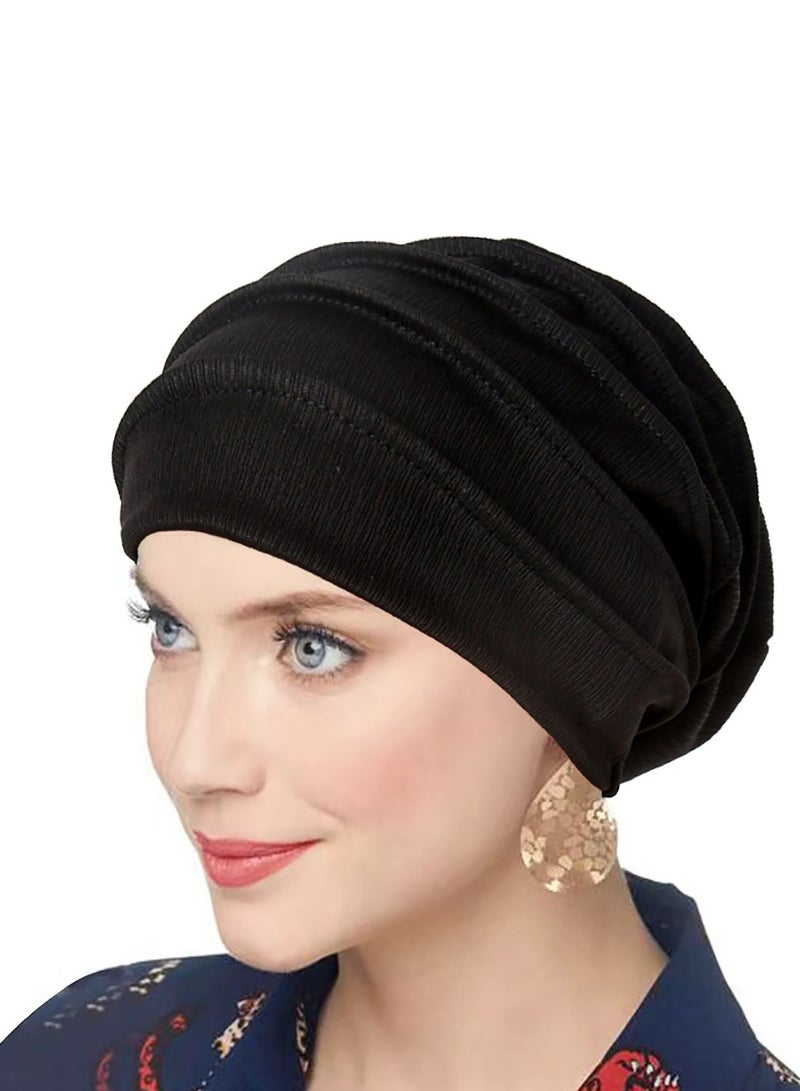 Women Under Scarf Hijab Cap Beanie Hat Headband Islamic Hijab Hat Turban Muslim Inner Hijab Scarf Bottom Cap Soft Knit Cap Tube Cap for Women Girls  - Image 1