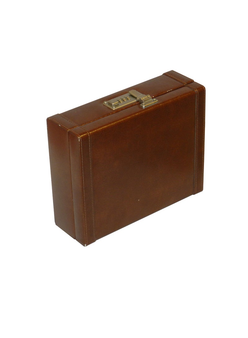 LAVERI LEATHER صندوق ساعات لافيري للرجال والنساء (08 فتحات) ، صندوق عرض ساعات من جلد PU الفاخر مع وسادة قابلة للإزالة - Image 3