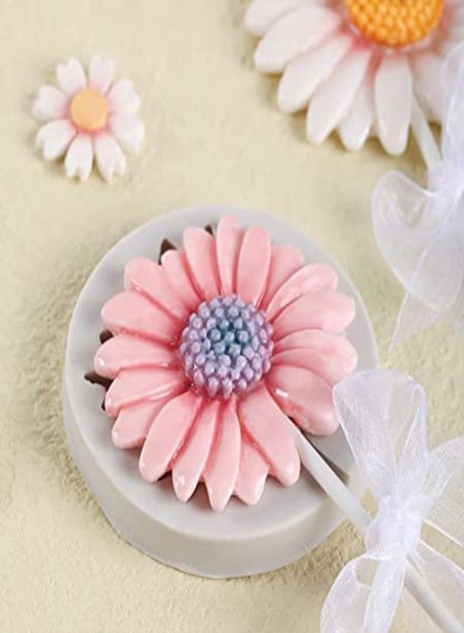 MATIN IMPEX Flower Silicone Fondant Mold Chrysanthemum Mould for Fondant Cake Decorating,Chocolate,Sugarcraft,Candy,Polymer Clay,Soap Crafting 2pcs - Image 4