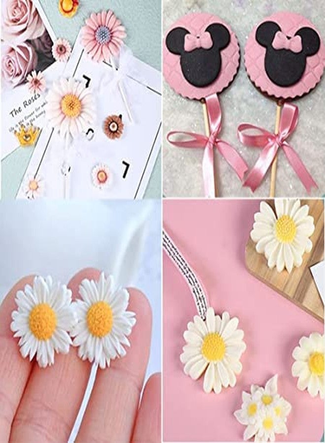 MATIN IMPEX Flower Silicone Fondant Mold Chrysanthemum Mould for Fondant Cake Decorating,Chocolate,Sugarcraft,Candy,Polymer Clay,Soap Crafting 2pcs - Image 3