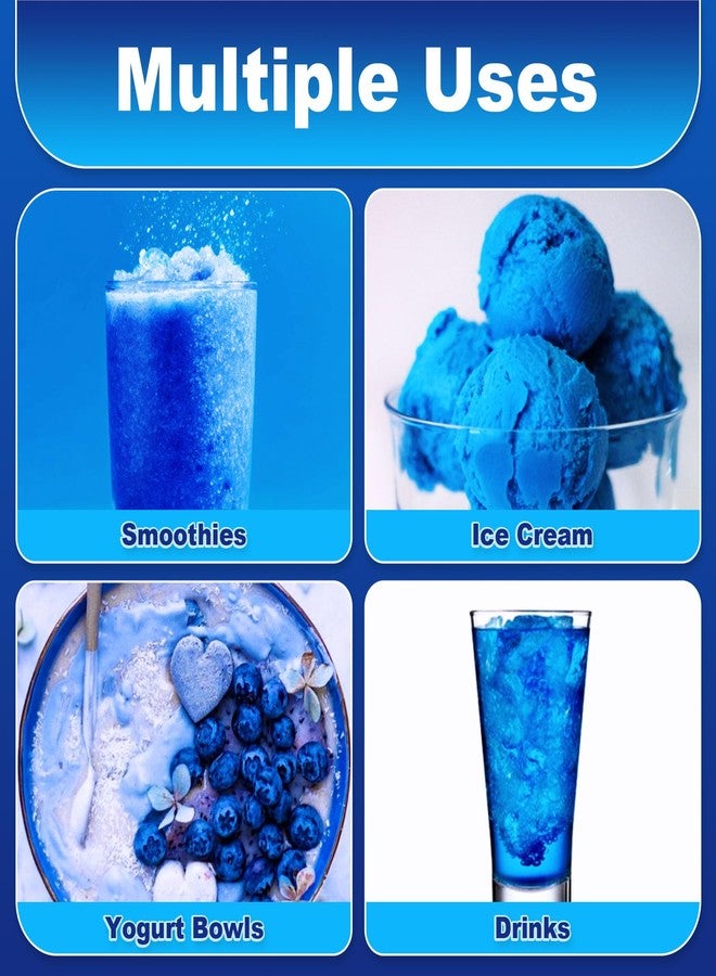 ERCorArt Blue Spirulina Powder - 40g Natural Blue Food Coloring, No Fishy Smell, 100% Vegan Phycocyanin Extract Spirulina Powder, Plant Based Food Dye for Cake Decorating, Smoothie, Baking, Drinks - Image 3