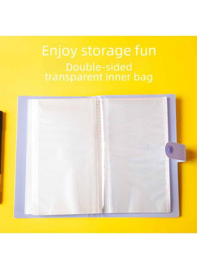 Olga Portable Banknote Collection Book Coin Collection Book Commemorative Banknote Coin Collection Box Banknote Protection Bag - Image 3