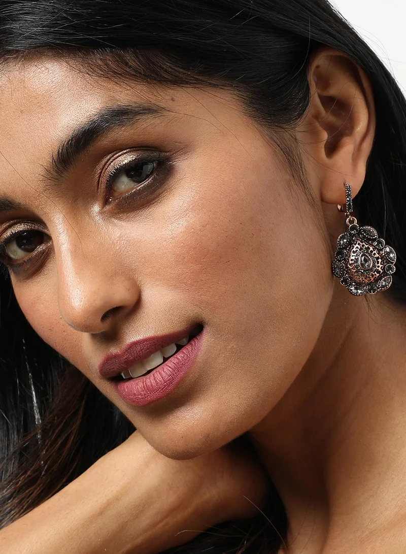 SOHI Trendy Designer Stone Artificial Drop Earring Jewellery