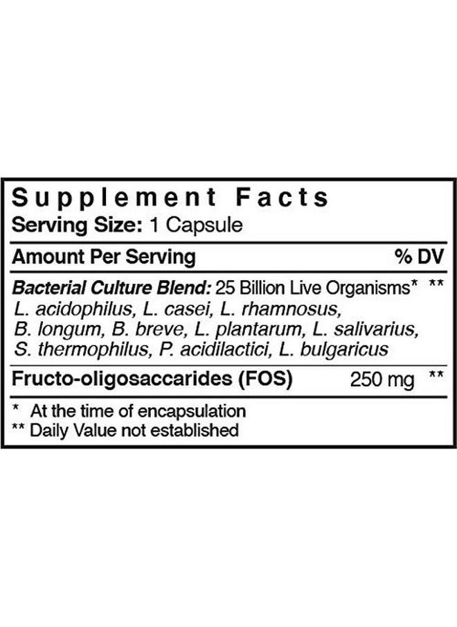 Patient One Flora Maintenance (25 Billion Cfu) 60 Acid Resistant Vegetable Capsules  - Image 3