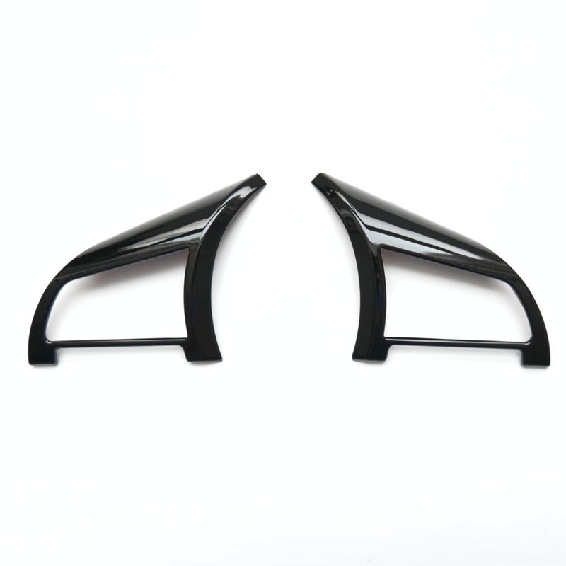 ZiWen Gloss Black Interior Trim Steering Wheel For Nissan Sentra 20202025 Altima Rogue Sport Versa Gloss Black Steering Wheel 2Pcs - Image 2