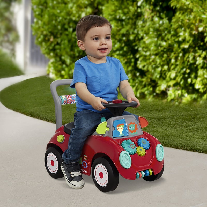 Radio Flyer راديو فلاير بازي باجي، لعبة ركوب للأطفال من الجلوس إلى الوقوف، للأعمار من 1-3 سنوات، لعبة ركوب حمراء للأطفال، كبيرة - Image 4