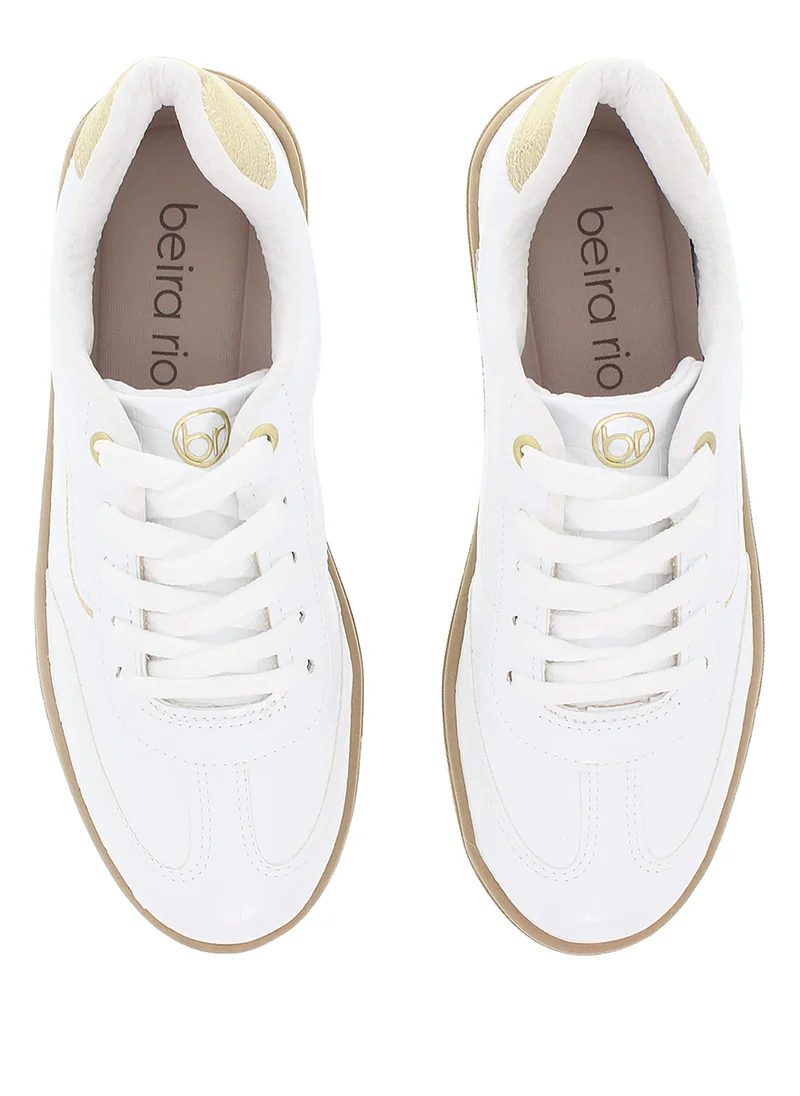 Beira Rio White Beira Rio Women’s Sneakers – Lightweight Casual Footwear with Comfortable Cushioning for Women | Best Price UAE