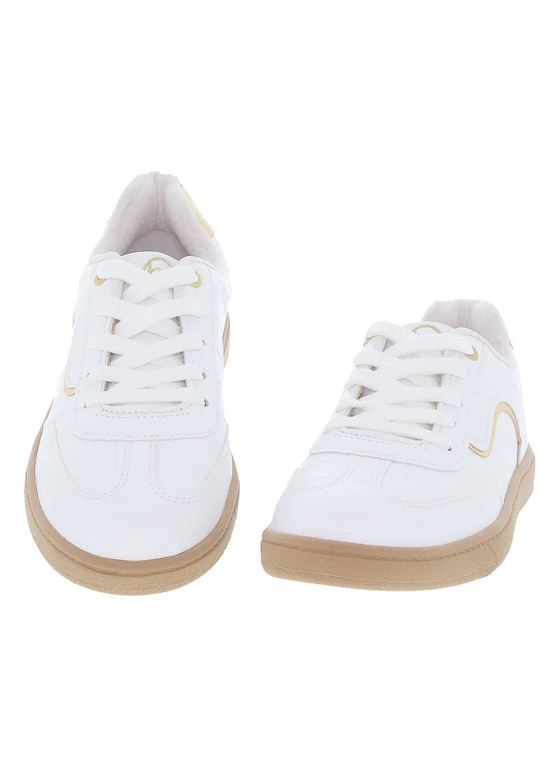 Beira Rio White Beira Rio Women’s Sneakers – Lightweight Casual Footwear with Comfortable Cushioning for Women | Best Price UAE