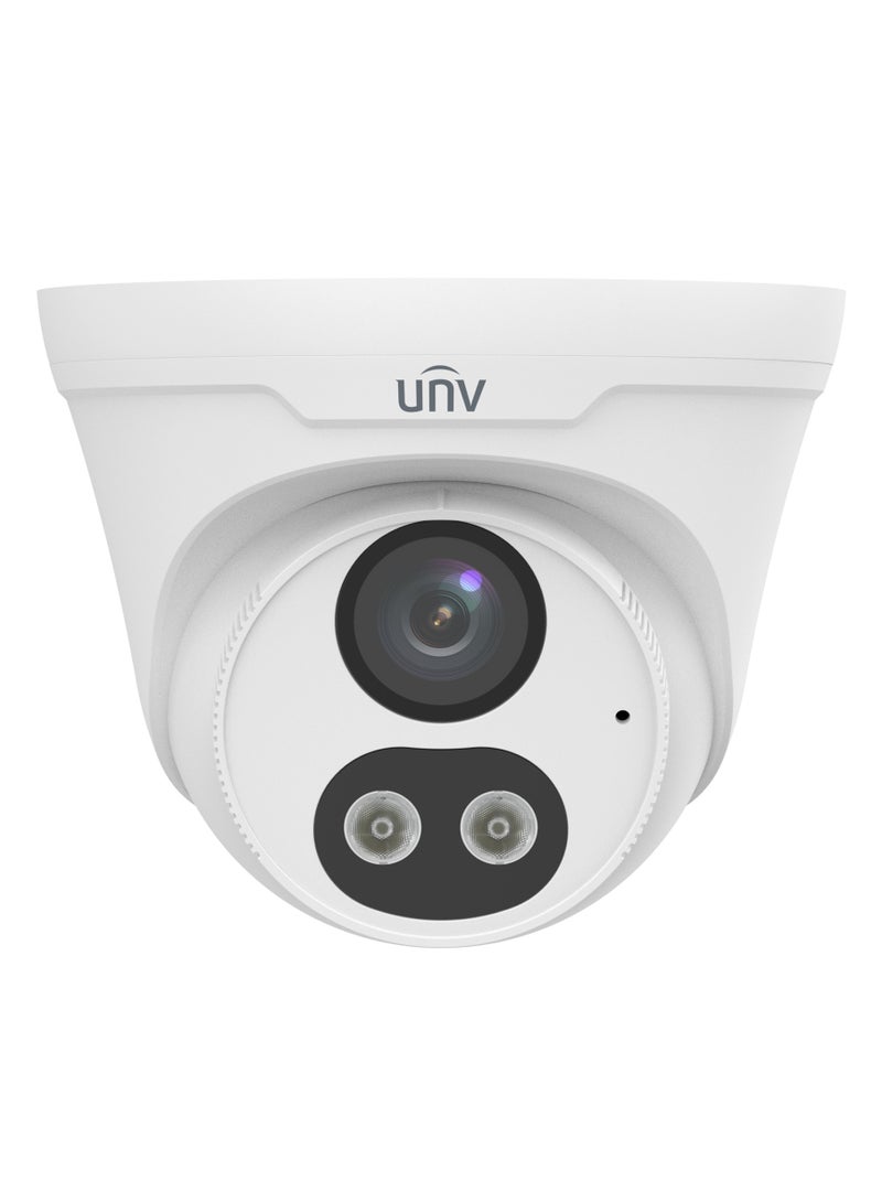 UNV 4MP Color-Hunter Fixed Dual-light Turret Network Camera - Image 1