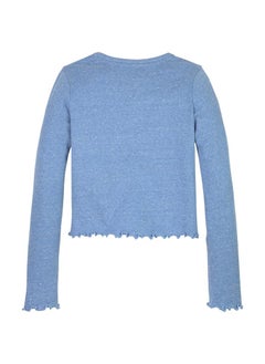 TOMMY HILFIGER Kids Slub Knitted Long Sleeve Top  - Image 2