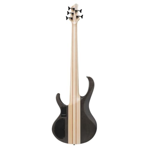 Ibanez ايبانز BTB605 بيز غيتار بخمسة أوتار مع لوحة أصابع من خشب الورد وشفاف باللون الرمادي - Image 3