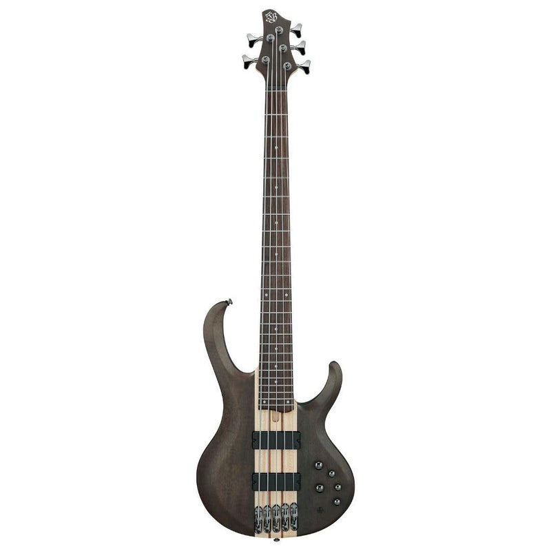 Ibanez ايبانز BTB605 بيز غيتار بخمسة أوتار مع لوحة أصابع من خشب الورد وشفاف باللون الرمادي - Image 2