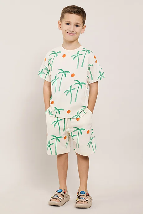 أر أند بي Printed Shorts Clothing Set