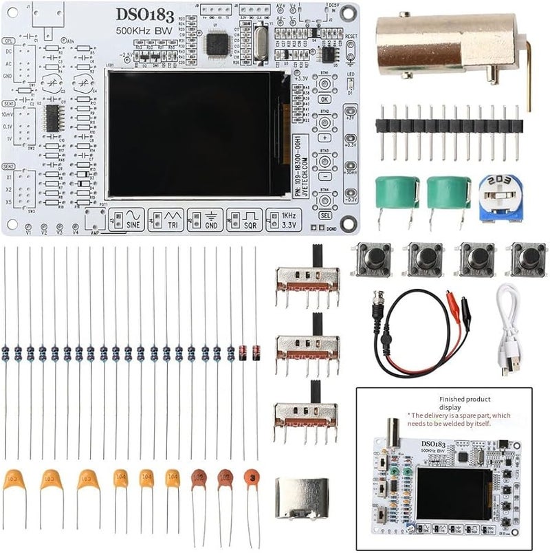 DSO183 راسم الإشارة الرقمي المدمج 500 كيلوهرتز عرض النطاق مولد الإشارة قطع غيار - Image 2