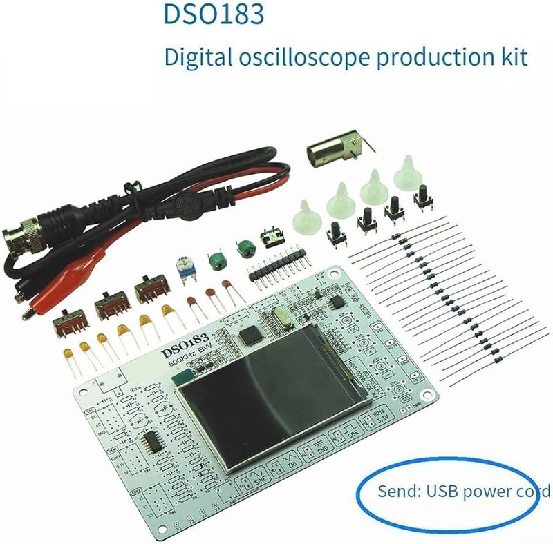 DSO183 راسم الإشارة الرقمي المدمج 500 كيلوهرتز عرض النطاق مولد الإشارة قطع غيار - Image 3