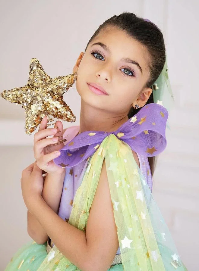 فيا بامبينو Rainbow Star Princess Dress 23113