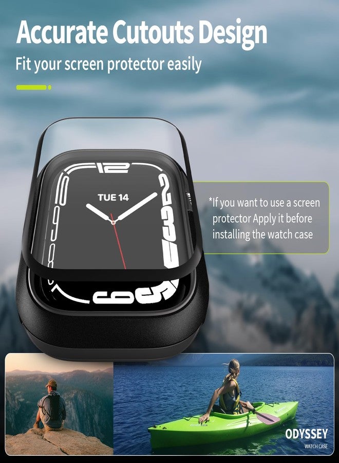 SwitchEasy Aircraft-Grade Aluminum Apple Watch Ultra 2 Case & Ultra Case 49mm, Aluminum Shell with Shock-Absorbing Inner Bumper Maxed Protection, Odyssey - Titanium - Image 5