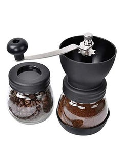 Arabest Manual Coffee Bean Grinder with 2 Glass Jars Multicolour  - Image 1