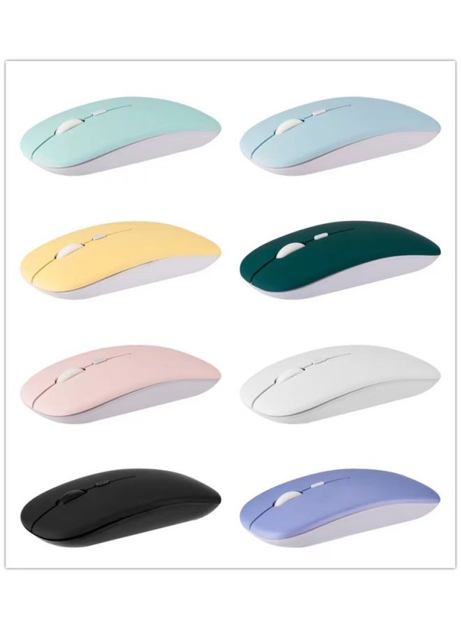 For Millet/Apple Huawei Laptop Ipad Tablet PC Bluetooth Mouse Ipad Keyboard Mouse-Color:Bluetooth Battery-dark Green  - Image 1