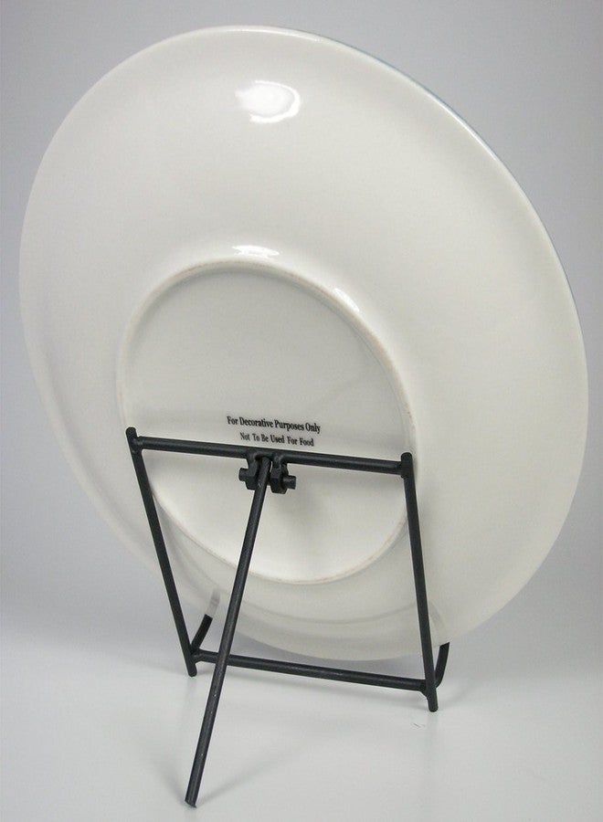 بانبيري ديزاينز حوامل عرض معدنية سوداء قابلة للطي - حوامل عرض سطحية للوحات والبلاط والصور والكتب واللوحات الفنية القماشية - تصميم ثابت للغاية - مجموعة من 3 حوامل، ارتفاع 4 بوصات × عرض 3.88 بوصة - Image 3