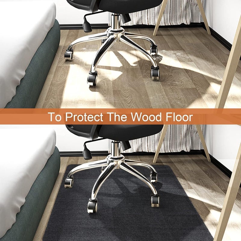 SHIKSHA PATRI SHIKSHAPATRI Office Chair mat Floor Protection Mat Computer Chair Mat for Rolling Chair Desk Chair Mats LowPile Carpet AntiSlip Floor Protector Rug 120 90 CM  - Image 5