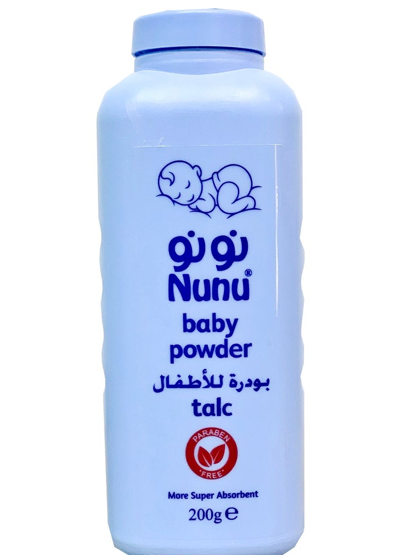 نونو بودرة التلك للأطفال 200 جرام متعدد الالوان - Image 2