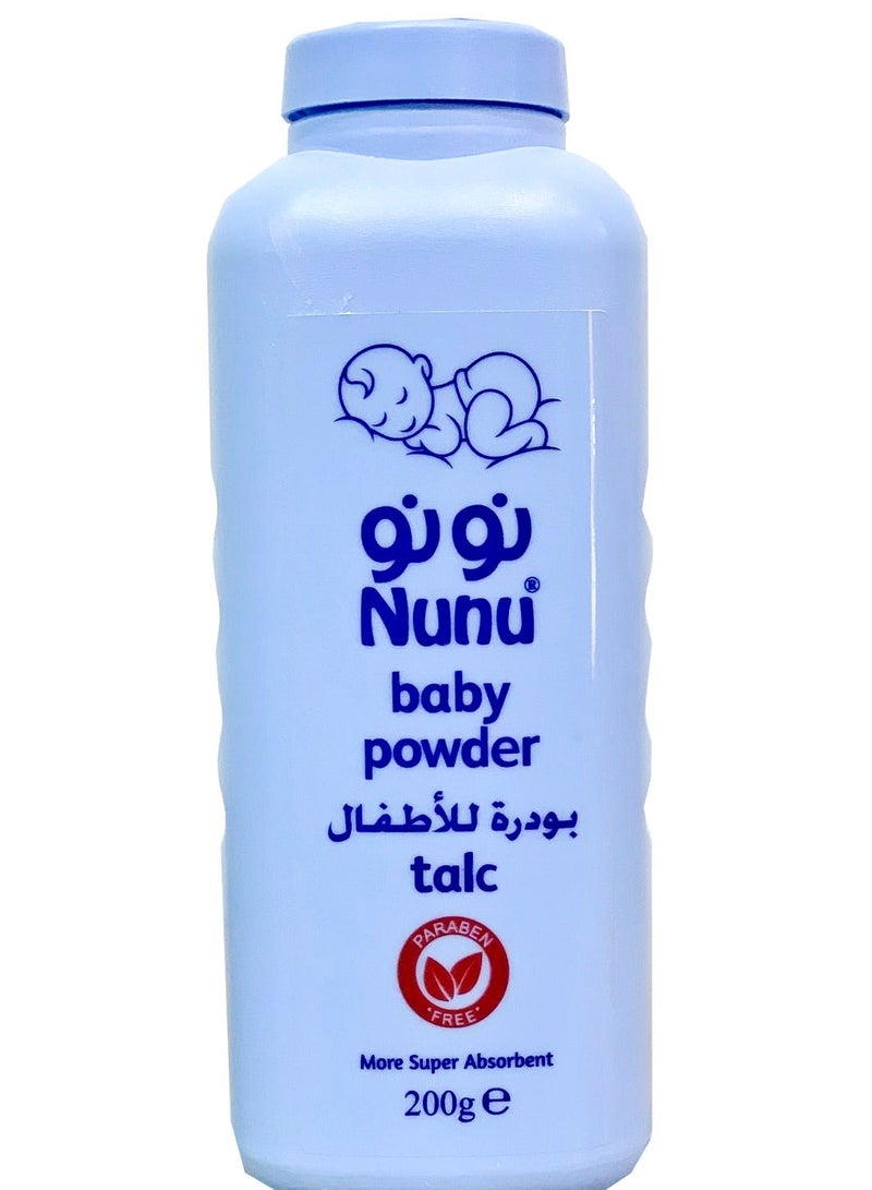 نونو بودرة التلك للأطفال 200 جرام متعدد الالوان - Image 1