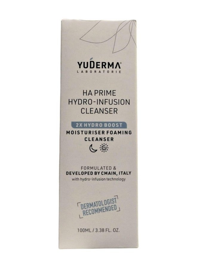 Yuderma يو ديرما HA برايم هيدرو-إنفيوجن منظف مع مرطب 2X هيدرو بوست رغوي، 100 مل - Image 1