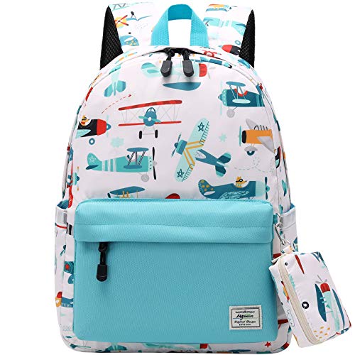 mygreen 14 Inch Kids Backpack for Boys & Girls, Features Padded Back & Adjustable Strap, Perfect Size for School & Travel Backpacks Helicopter Water Blue - Image 3
