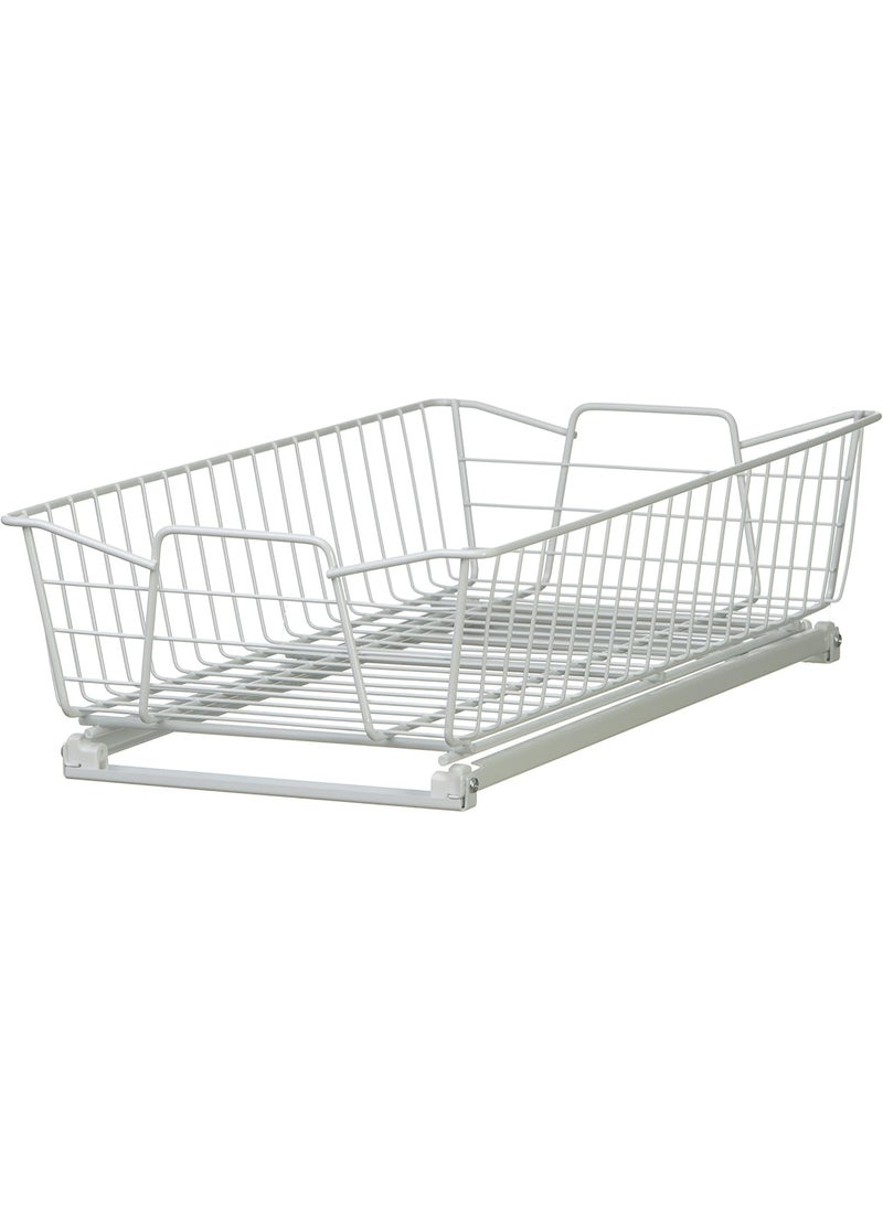 ClosetMaid ClosetMaid 11 in. Pull Out Cabinet Organizer, Heavy Duty, Slide Out Pantry Shelves Drawers for Kitchen, Bathroom, White  - Image 1