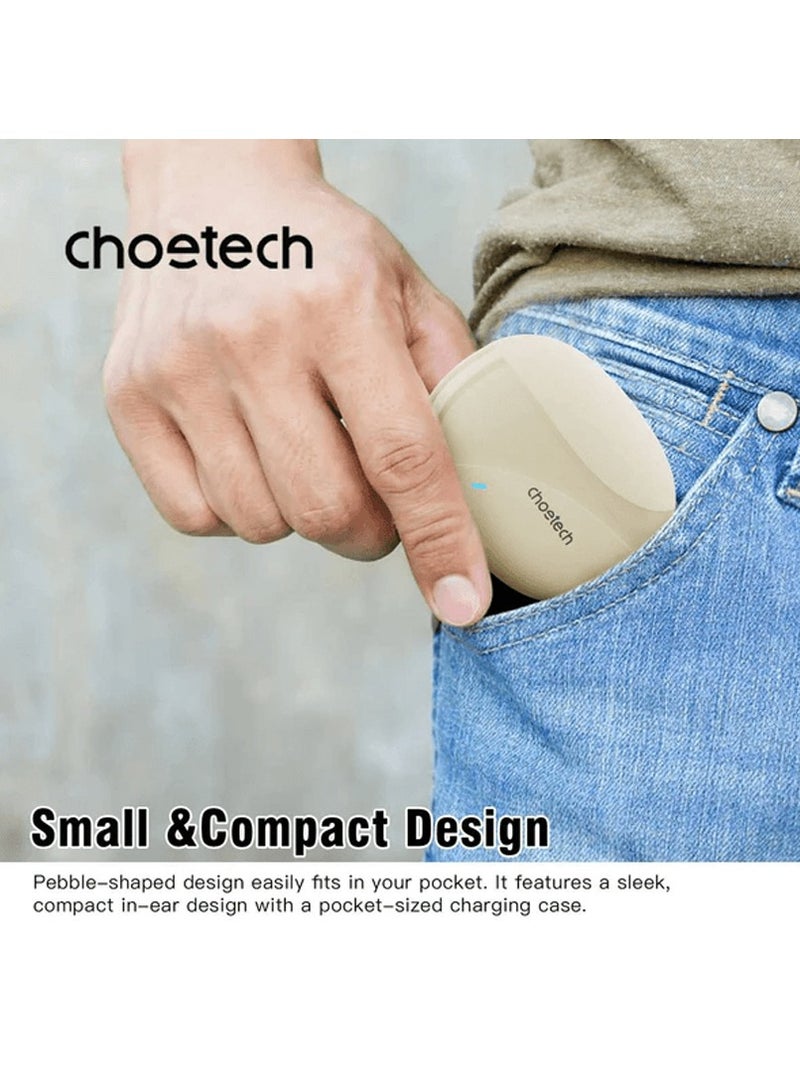 تشوتيك Choetech T24 True Wireless Earbuds white - Image 3