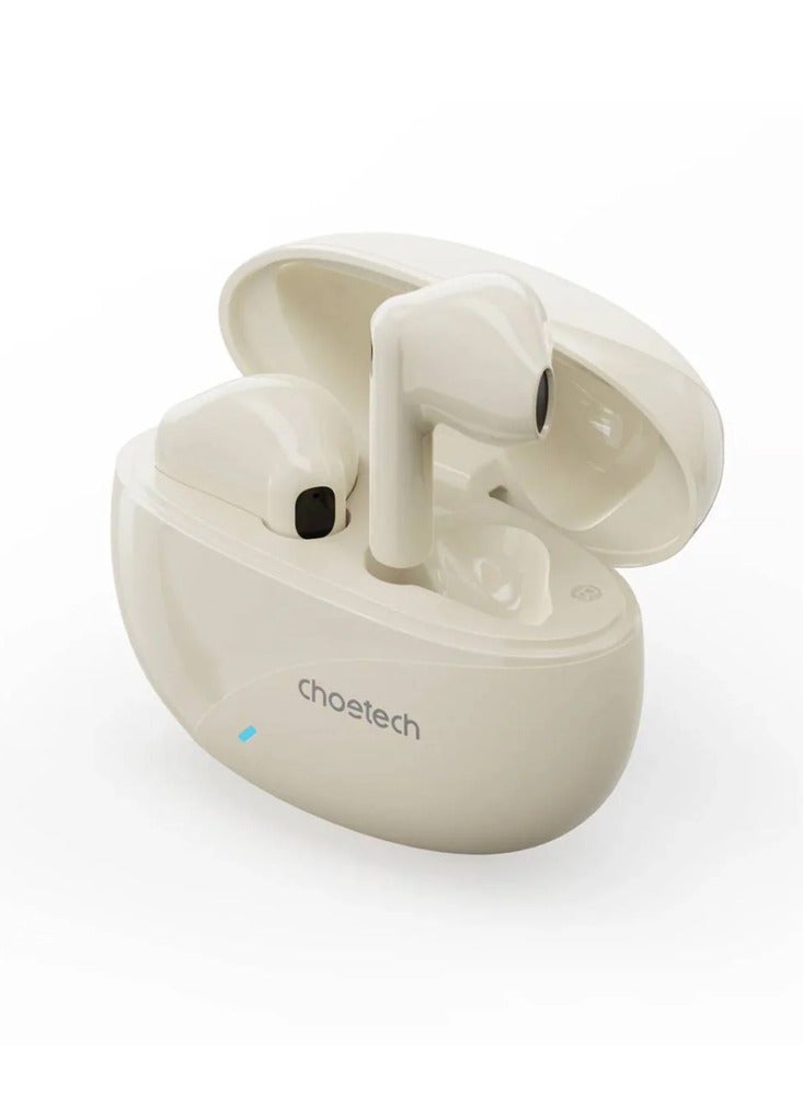 تشوتيك Choetech T24 True Wireless Earbuds white - Image 1