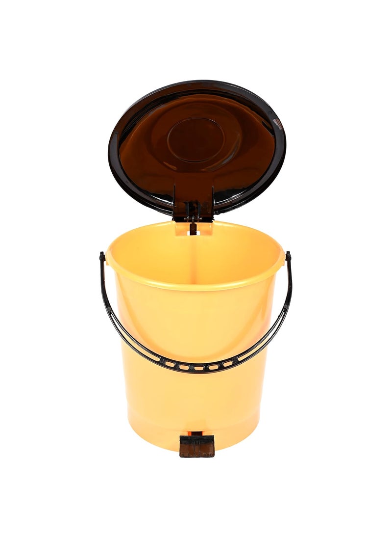 Urbane Home Urbane Home Pack of 3 Pedal Dustbin Dustbin with Lid Garbage Bin with Handle Dustbin for KitchenBathroom Wet Dry Waste Bin Black Dhakkan Trash Can 10 LTR Multicolor  - Image 2