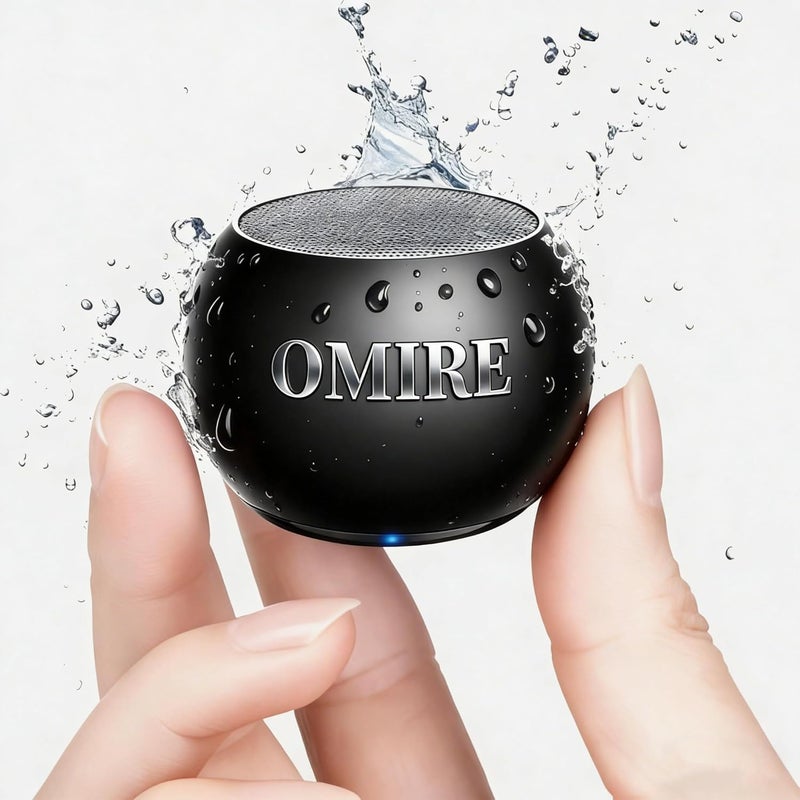 OMIRE Portable Bluetooth Speakers mini Wireless Bluetooth Speaker,Bluetooth 5.3, Mini Speaker with Lanyard Easy to Carry, Brief Design, IPX4 Waterproof Speaker - Image 1