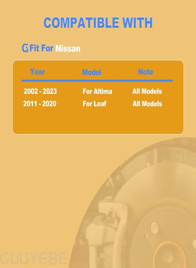 GuuYebe Front Brake Pads Kit,For Toyota 2020-2024 Sienna Camry Highlander Crown RAV4 Prime Grand Highlander bZ4X Avalon 2025 Crown Signia,For Lexus 2010-2023 RX350,For Subaru 2023 Solterra,D1324 - Image 4