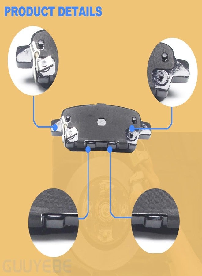 GuuYebe Front Brake Pads Kit,For Toyota 2020-2024 Sienna Camry Highlander Crown RAV4 Prime Grand Highlander bZ4X Avalon 2025 Crown Signia,For Lexus 2010-2023 RX350,For Subaru 2023 Solterra,D1324 - Image 5
