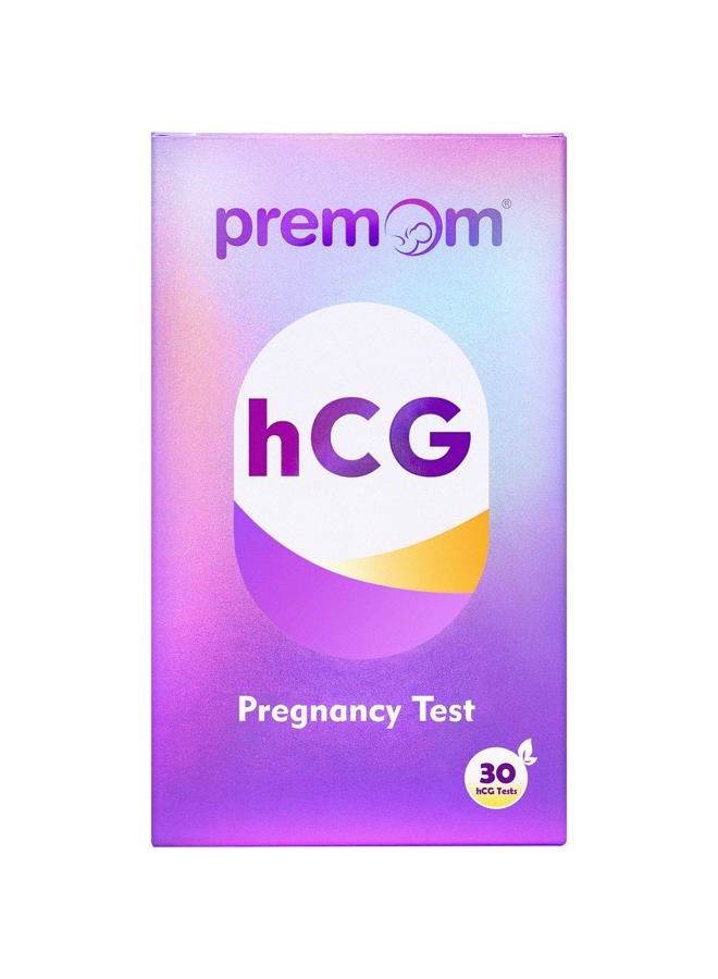 Premom Pregnancy Test Strips -30-Pack Individually Wrapped Pregnancy Test Kit- Over 99% Accurate And Powered By Ovulation Predictor Ios And Android App - Image 1