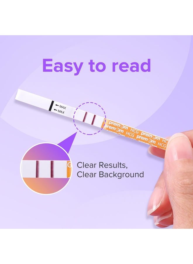 Premom Pregnancy Test Strips -30-Pack Individually Wrapped Pregnancy Test Kit- Over 99% Accurate And Powered By Ovulation Predictor Ios And Android App - Image 3