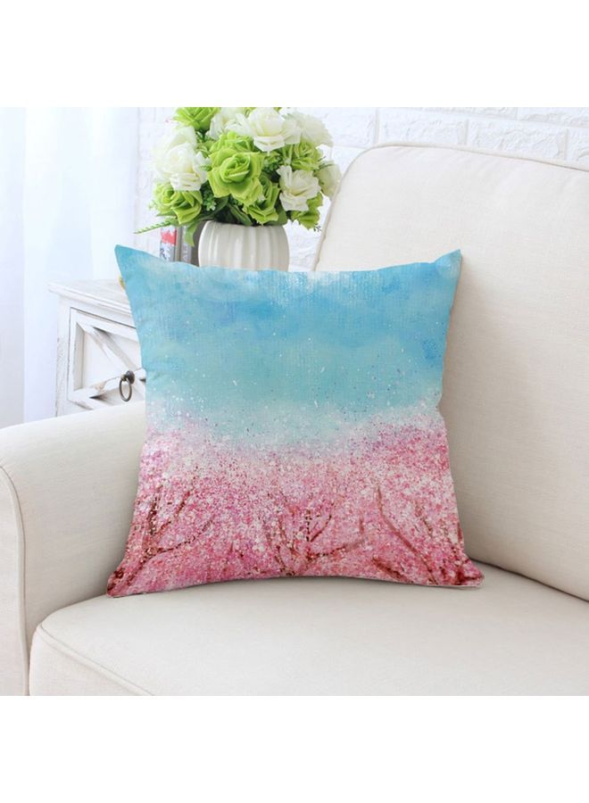 نيبمينينت غطاء وسادة مطبوع أزرق/ وردي