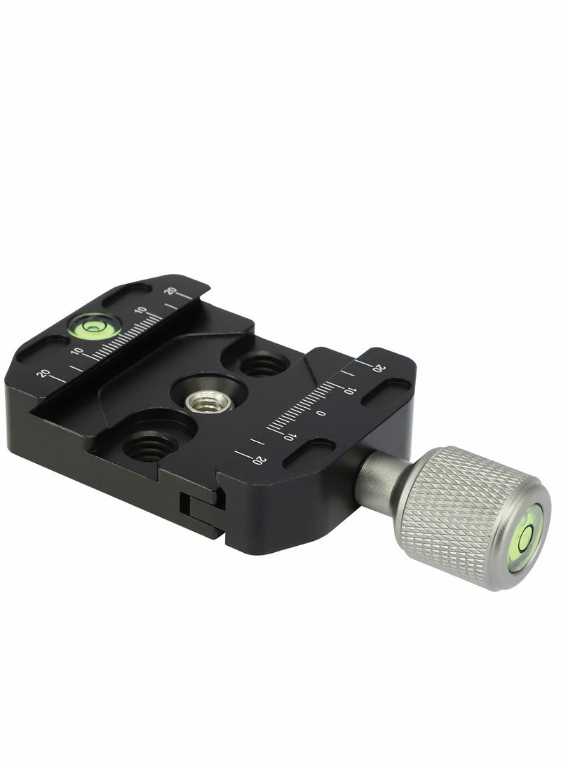 KASTWAVE - 50mm Quick Release Clamp with Arca Swiss Style for Tripod Ballhead Aluminium Universal Quick-Change Seat, Monopod Head, Plate - Image 1