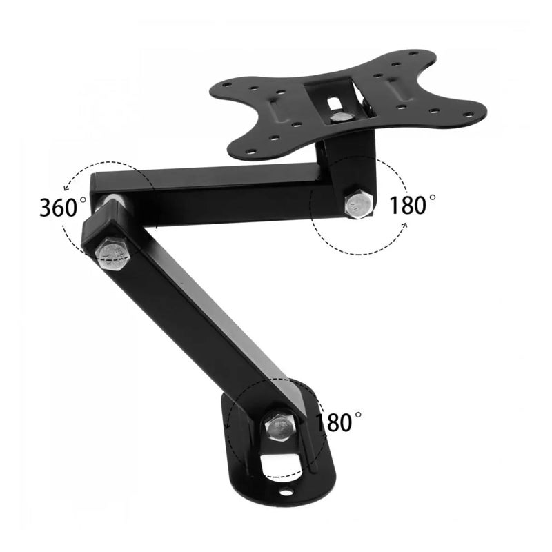 Adjustable TV Wall Mount Swivel Bracket for 14 to 27 Inch LED LCD Monitor Flat Panel - Image 4