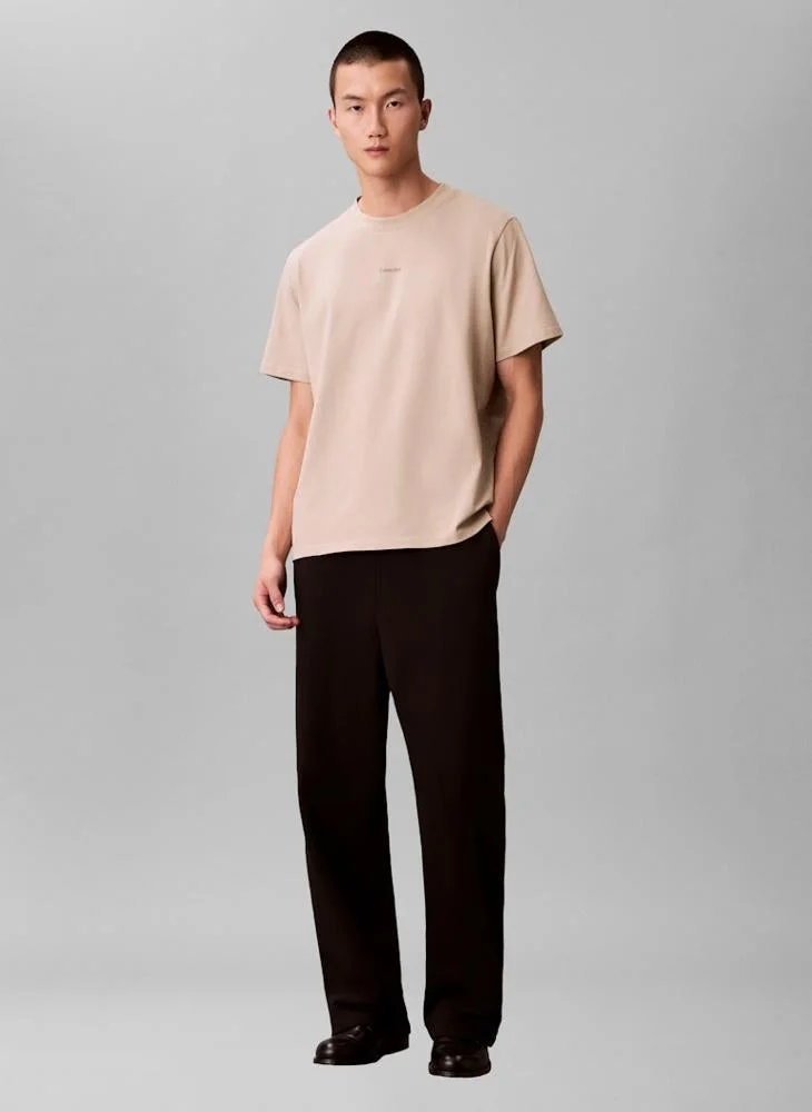 CALVIN KLEIN  Logo Pique T-Shirt for Men | Best Price UAE