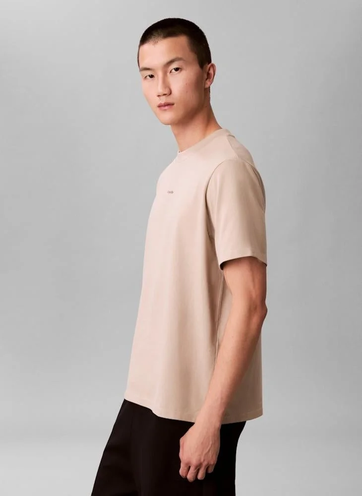 CALVIN KLEIN  Logo Pique T-Shirt for Men | Best Price UAE