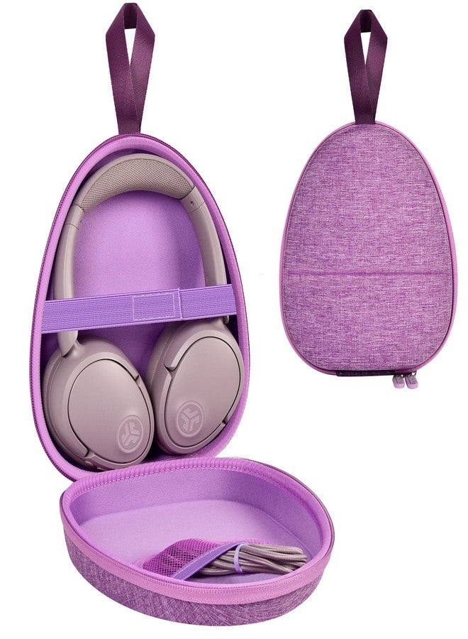 GWCASE حافظة سماعات رأس عالمية GWCASE لجهاز JLab/ لجهاز JBL Tune 510BT 720BT 770NC 520BT/ لجهاز Sony WH-CH520 WH-CH720N/ لجهاز BERIBES/ لسماعات Soundcore Q20i فوق الأذن، تصميم أنيق - بنفسجي (حافظة فقط) - Image 1