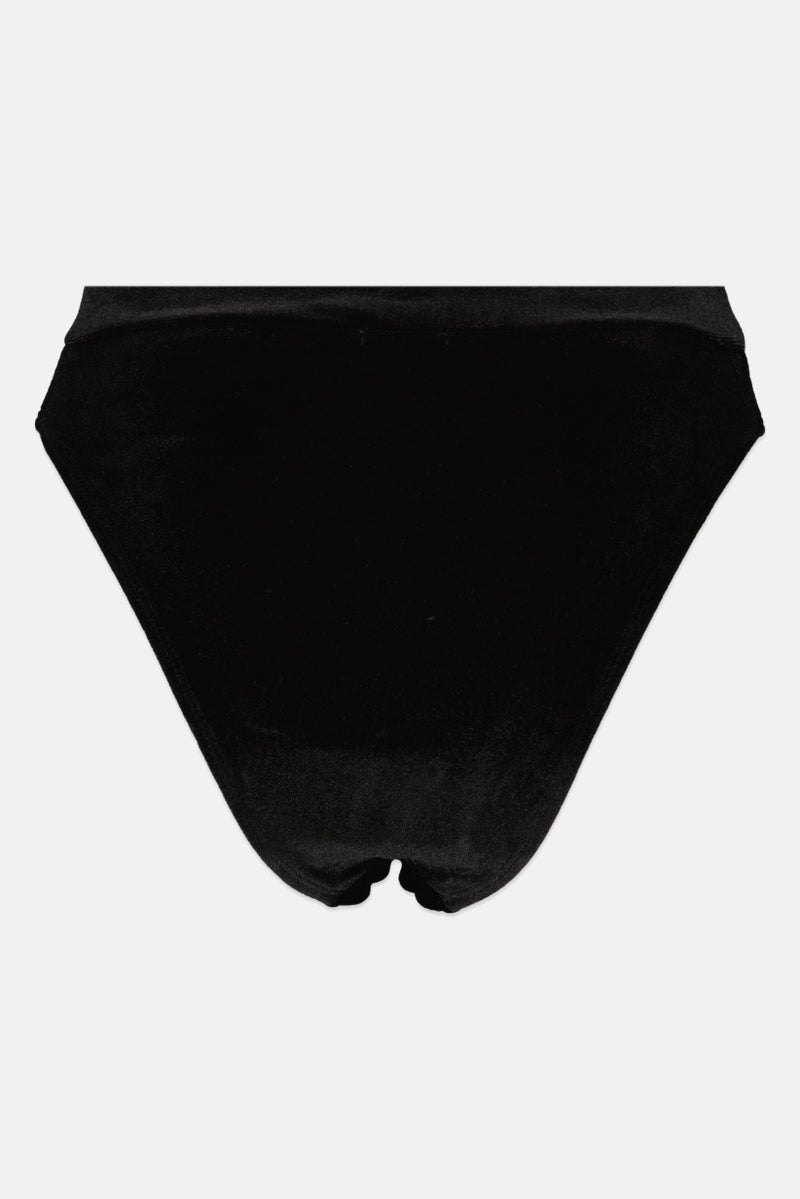 PUBLIC DESIRE Women Plain Pull On Bikini Bottom, Black  - Image 2