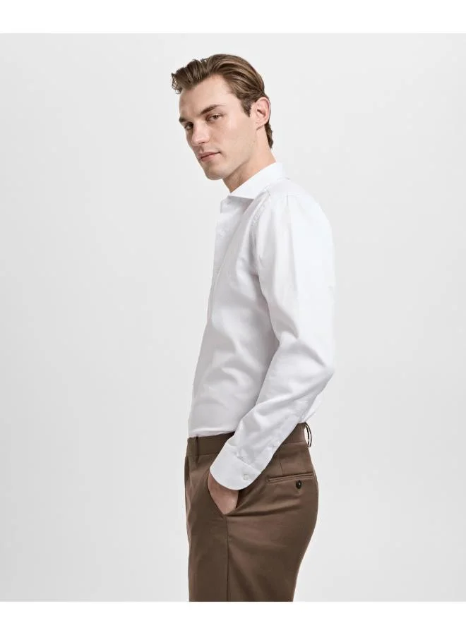 Mango Man  100% cotton dress shirt for Men | Best Price UAE